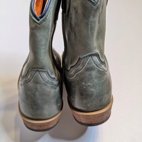 {SOLD} Frye | Billy Short Boot Green - Picture 4 of 8